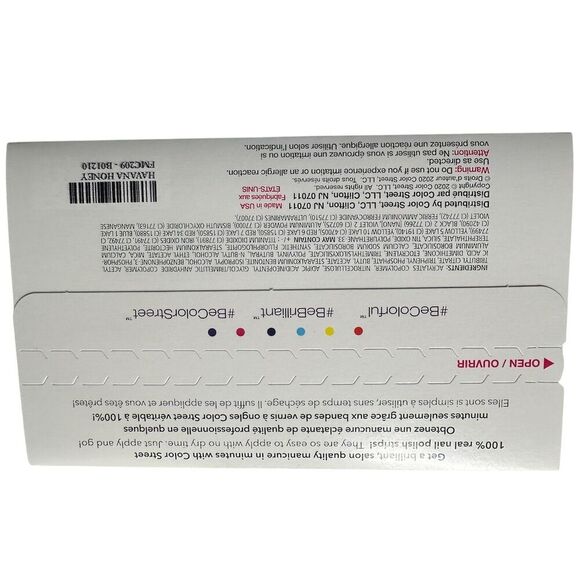 Color Street Nail Polish Strips Havana Honey Beige 16 Strips - Picture 3 of 3